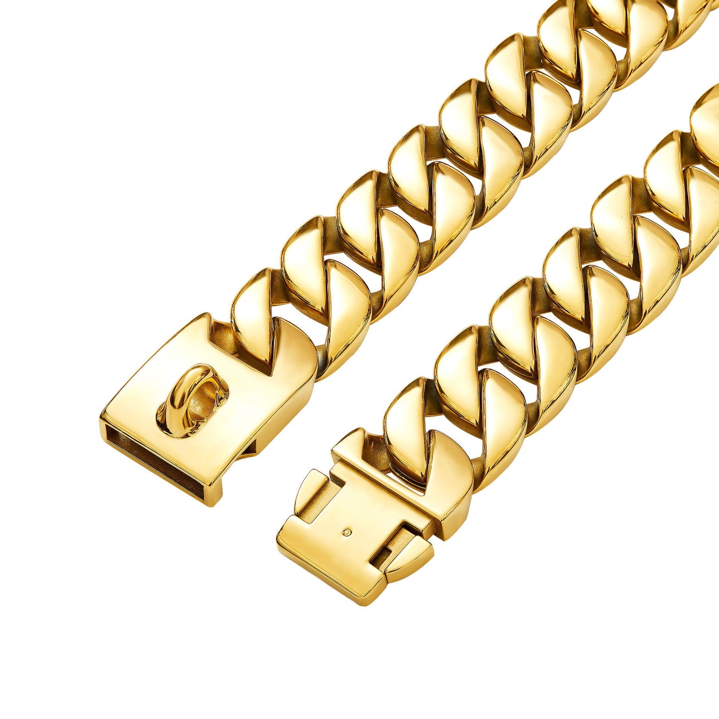 Cuban Link Gold Dog Collar-ALPHA