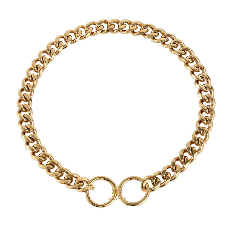 Gold Dog Choke Collar-REGAL